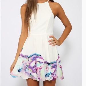 “Valley Girl” halter dress from Peppermayo